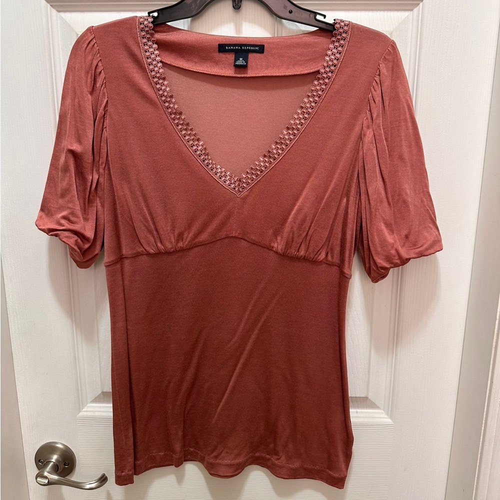 Banana Republic Rosewood Blouse Size M